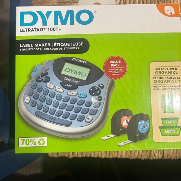 Dymo Other - New DYMO LetraTag LT-100T Plus Compact Portable Label Maker with QWERTY Keyboard